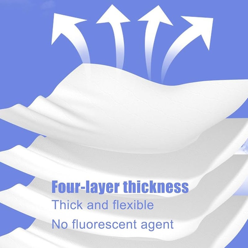 ورق تواليت مبطن ناعم سميك سحب سريع عبوة من 1 للسفر المنزل الفندق - Image 5